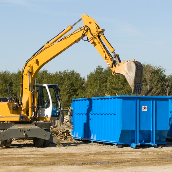 what size residential dumpster rentals are available in Wingate Indiana